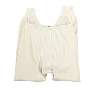 Vtg J.E. Morgan Super Johns Thermal Underwear Long Johns Bottoms USA 2XL Tall